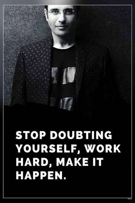 Sandeep Maheshwari Motivational Quotes Matte Finish Poster Paper Print