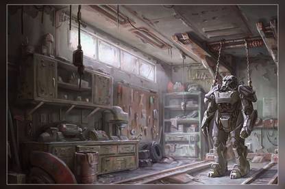 Fallout New Vegas Video Game Matte Finish Poster Paper Print