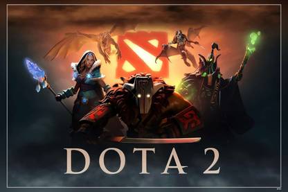 Dota 2 Video Game Matte Finish Poster Paper Print