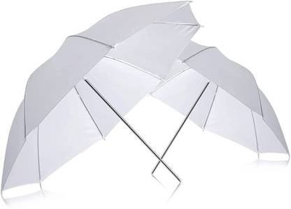 WON Professional White Translucent Reflector Umbrella for Photography Studio Light Flash (36 inch) (Pack of 2) Reflector
