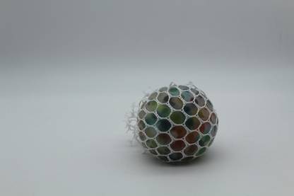 KAS BA Squishy Ball Vent Toys Slime Stress Ball Anti Stress Toys Randomly Mesh Squishy Balls Stress Relief Squeeze Grape Balls Relieve Pressure Balls  - 6 cm
