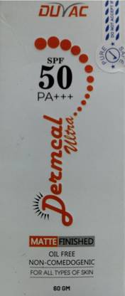 DERMCAL Sunscreen - SPF 50 PA+++ ULTRA SUNSCREEN