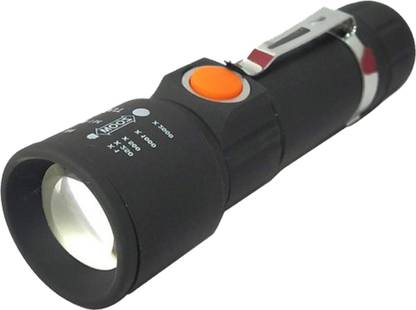 Small Sun Pocket Torch 3 Mode Brightness Setting with 12hrs Continuous Runtime full Carbon-Fiber Body Heavy Duty Compact Pocket Friendly Torch with USB Flash Light LED Torch Built-in USB Charger Torch