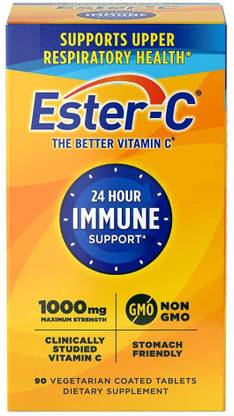 Ester-C Vitamin C, 1,000 mg, 90 Coated Tablets