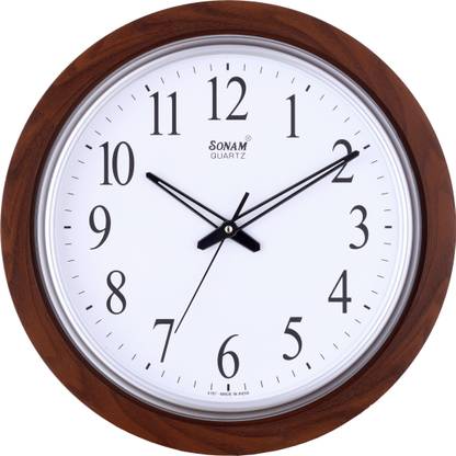 SONAM Analog 40 cm X 40 cm Wall Clock
