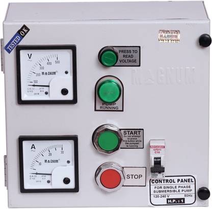 LCR BRANDED CONTRACTOR TYPE AUTOMATIC 1HP SUBMERSIBLE CONTROL PANEL ( COLOUR AND DESIGN MAY VARRY) Water Pump Starter