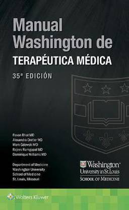 Manual Washington de terapeutica medica