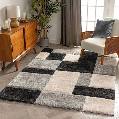 Gem Carpets Multicolor Polyester Carpet