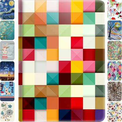 DuraSafe Cases Book Cover for iPad 9.7 5th 6th Gen Air 1st 2nd Generation Smart Auto Sleep / Wake Function Printed Flip Cover
