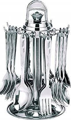 Oxycraft Set of 24 (Contains: 6 Master Spoons, 6 Tea Spoons, 6 Forks, 6 Soup Spoons) Stainless Steel Cutlery Set