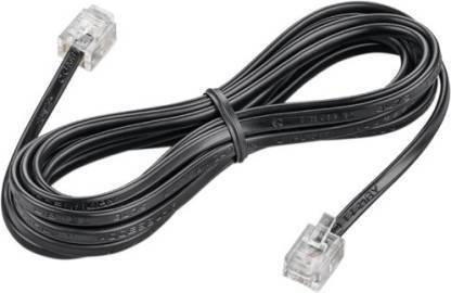 Etake LAN Cable 3 m RJ11 Telephone Modem Line Cord Cable, Telephone Landline Cord Cable Landline Wire with Standard RJ-11 Plugs, High-Speed Internet Modem Cable