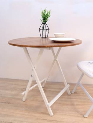 OET European Standard Foldable Round Dining Table / Kitchen Table 78CM (RT78) Solid Wood 2 Seater Dining Table