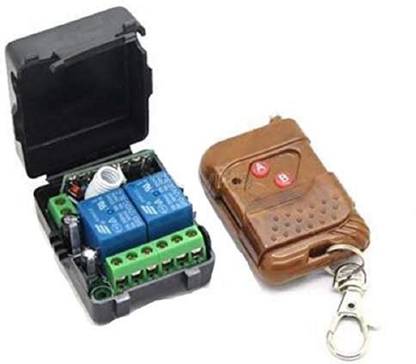 DHRUV-PRO DC 12v 2CH Channel Wireless RF Remote Control Swit Power Supply Electronic Hobby Kit