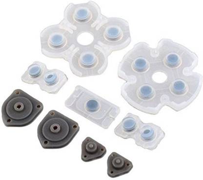 gamnik 1 Set Silicone Conductive Rubber Pads for Sony Playstation 4 PS4 Controller for Dualshock 4 Buttons Repair Replacement Part  Gaming Accessory Kit