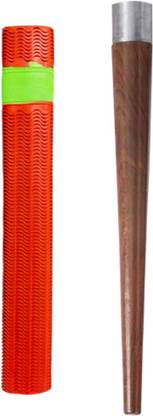 R45 Snake Scales Set of 1 Red Cricket Bat grip +one wooden gripper cone (MT) Snake