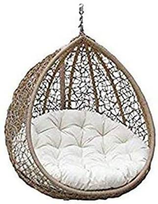 Spyder Craft Single Seater Swing Chair Without Stand for Patio Garden Outdoor Furniture Iron Hammock