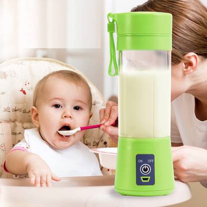 VibeX Plastic Juice Maker Machine with USB Charging Cable Hand Juicer