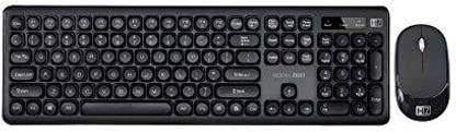 Heatz ZK01 Wireless Keyboard and Mouse Wireless Standard Multi-device Keyboard Compatible with Desktop, Laptop, Mac