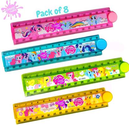 SmartCrafting Kids Multifunctional Foldable Scale For Birthday Return Gift Measuring Scale Cube