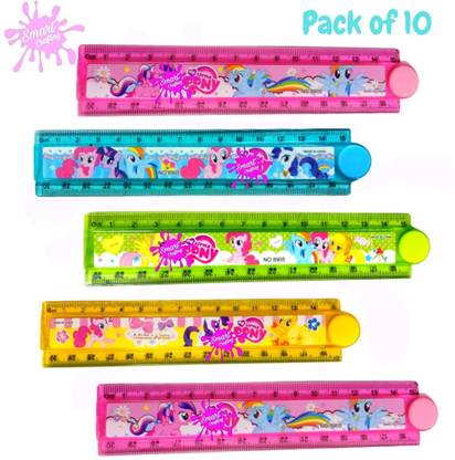 SmartCrafting Multi-Function Long Ruler Scale with Foldable Feature - for Return Gifts Measuring Scale Cube