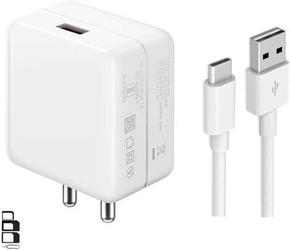 Sachdeal Wall Charger Accessory Combo for Coolpad Cool 10 Original Type C Charger Original Adapter Wall Charger Type-C Mobile Charger Fast Charging Mobile Charger Android Smartphone Qualcomm 3.0 Charger, Travel Charger, Rapid, Dash, VOOC, AFC Charger Type C Fast Charger Type C Android Charger with 1 Meter USB Type C Charging Data Cable DASH (3.1Amp, White )