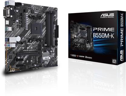 ASUS Prime B550M-K AM4Socket ATX AMD B550 Chipset DDR4 Motherboard for Desktop