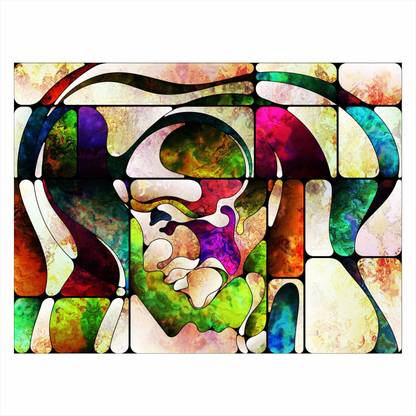 CanvasStocks Modern Art Colourful Canvas Painting for Home Decor,Beautiful Modern Art Canvas Painting Canvas 12 inch x 16 inch Painting