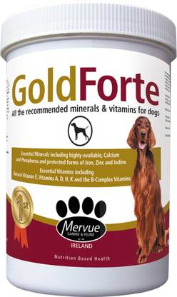 Mervue Gold Forte Canine Multivitamins Supplement For Dogs 1kg Pet Health Supplements