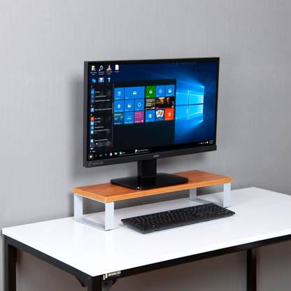 Invisible Bed HeavyDuty Monitor Riser Stand Wood Portable Laptop Table