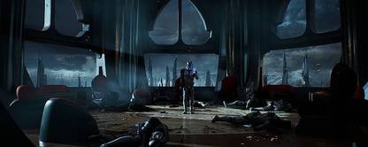 Jedi Temple Dark Star Wars Clone Trooper Coruscant Matte Finish Poster Photographic Paper