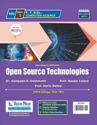 Open Source Technologies For MU Sem 1 F. Y. B.Sc. (Computer Science)(USCS104) Academic Year 2021-2022