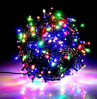 PARVEEN 200 LEDs 50.77 m Multicolor Color Changing String Rice Lights