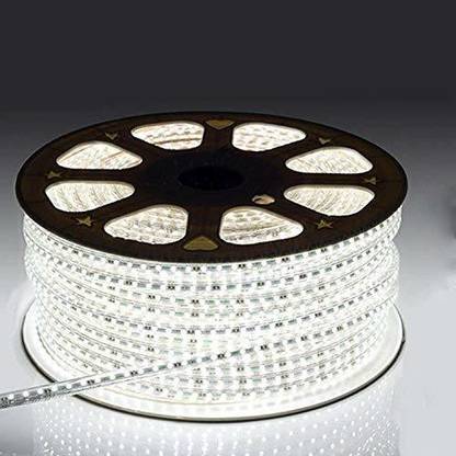 16 Foot 5M Rope Light Waterproof High Brightness For Indoor/Outdoor Use 600 LEDs 5 m White Steady Strip Rice Lights
