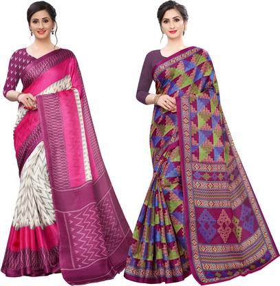 Printed Daily Wear Art Silk Saree