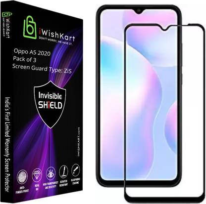 iWishKart Edge To Edge Screen Guard for Oppo A5 2020