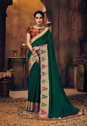 Embellished Fashion Art Silk Saree