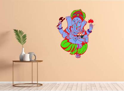 Varadvinayak 75 cm Ganesh ji Self Adhesive Sticker