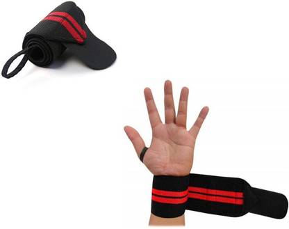 JVN Red patti Wrist Support - (Pack of 2) Wrist Support