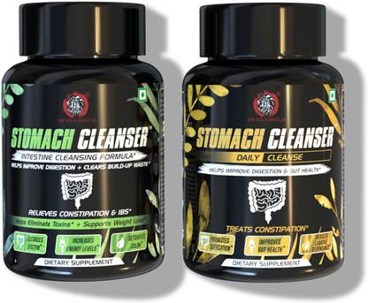 The Yoga Man lab Stomach Cleanser Instant Detox (28 Capsules)+ Daily Cleanser (42 Capsules)