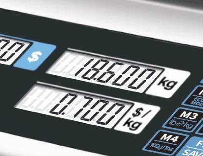 CAS Bench Digital weighing Scale & Price Computing Weight Scale, Adapter High Brightness Dual LCD Display, (Weight Capacity 3kg* 0.1g) With 1 Year Warranty Weighing Scale