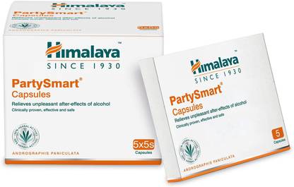 HIMALAYA Party Smart Capsules (Box of 25 Cap)