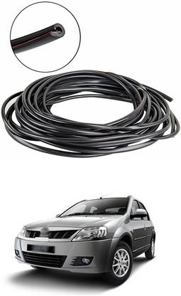 XZRTZ Car Door Edge Guards Clear, Rubber Seal Protector U Shape Edge Trim Car Door Edge Protection Fit for Most Car（Black　16Ft ）A113 Matte, Glossy, Chrome Mahindra Verito Rear Garnish