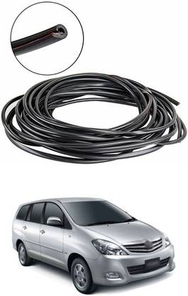 XZRTZ Car Door Edge Guards Clear, Rubber Seal Protector U Shape Edge Trim Car Door Edge Protection Fit for Most Car（Black　16Ft ）A242 Matte, Glossy, Chrome Toyota Innova Rear Garnish