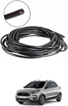 XZRTZ Car Door Edge Guards Clear, Rubber Seal Protector U Shape Edge Trim Car Door Edge Protection Fit for Most Car（Black　16Ft ）A61 Matte, Glossy, Chrome Ford Universal For Car Rear Garnish