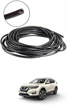 PROEDITION Car Door Edge Guards Clear, Rubber Seal Protector U Shape（Black　16Ft ）A188 Matte, Glossy, Chrome Nissan X-Trail Rear Garnish