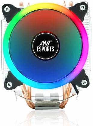 Ant Esports ICE-C612 with Rainbow LED PWM CPU Cooler Fan with Radiator Processor Cooler