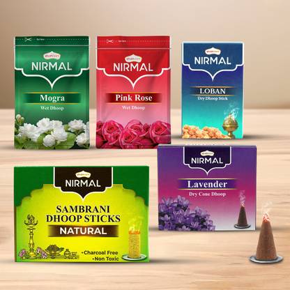 Shubhkart Nirmal Stick, Cones & Wet Dhoop Dhoop