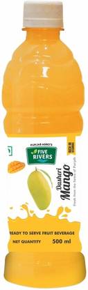 Five Rivers Mango Juice | Dasheri Mango| Tastefully | Naturally | Healthy Juice | Pack Of 6 | 3000 ML