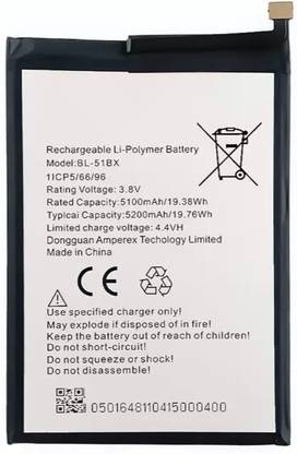 BLACKCLOUD Mobile Battery For  Infinix Hot 10 Bl-51BX