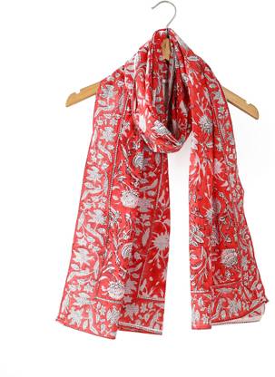 Ravaiyaa - Attitude Is Everything Self Design Pure Cotton Women Scarf